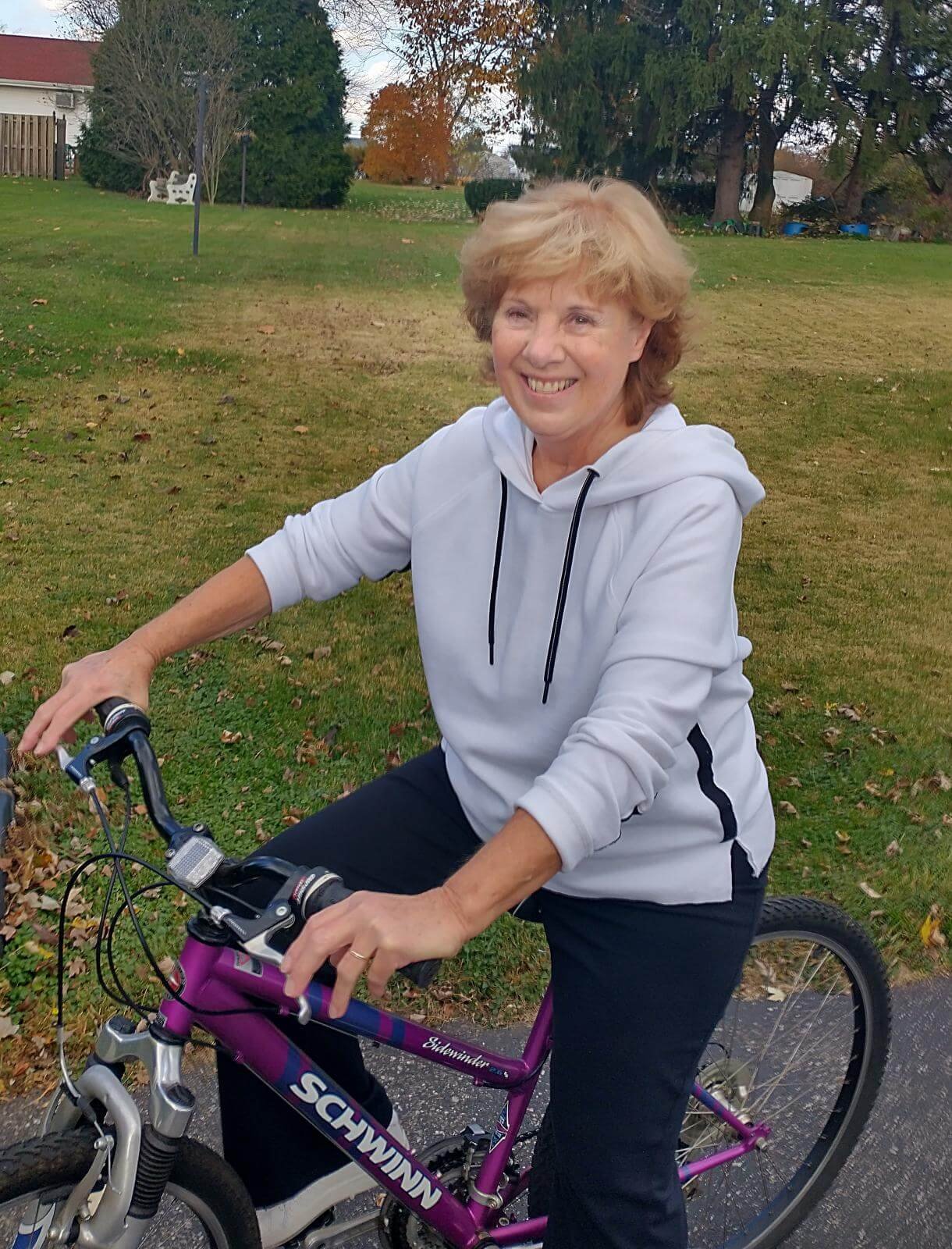 Marianne On Bike